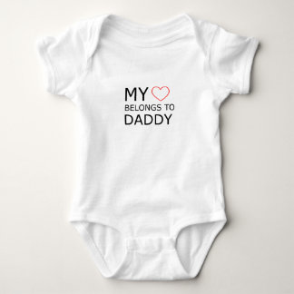 Body Mon Coeur Appartient Au Bodysuit Papa Baby