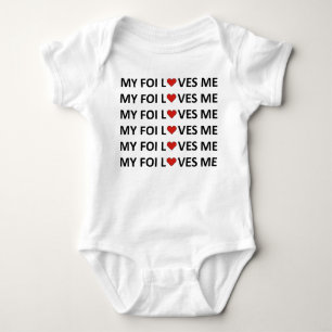 Body MON FOI M'AIME - COEUR ROUGE Bébé
