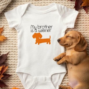 Body Mon frère est un bébé en tenue de wiener Annonce