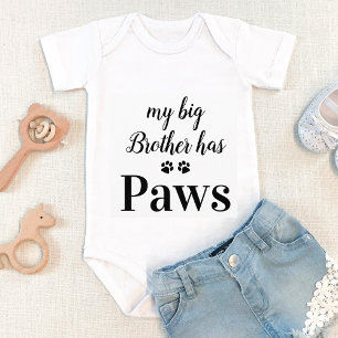 Body Mon Grand Frère A Pâtes Amoureux des chiens Bodysu