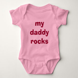 Body Mon papa roche pour petite fille i