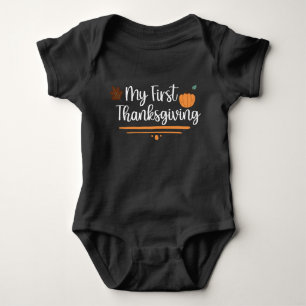 Body Mon premier maillot de bébé Thanksgiving