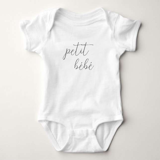 Body Monogramme Nom Petit Bébé Petit Bébé Texte (Devant)