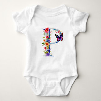 Body Monogramme Papillon Belle Fleur Sauvage