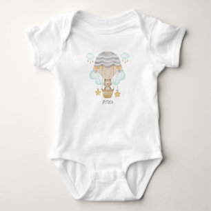 Body Montgolfière Ourson Personnalisée