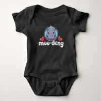 Moo Deng Cochon Bouncy en Image Bébé Hippopotame T