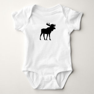 Body Moose Silhouette Bois Bodysuit pour bébé