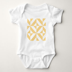 Body Motif de cube géométrique Pale Melon