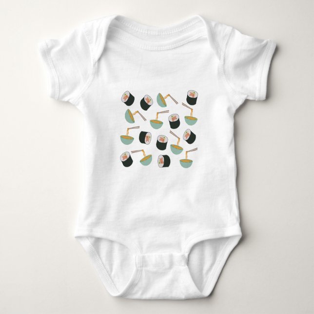 Body Motif de sushis et nouilles (Devant)