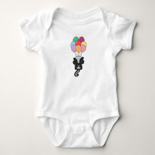 Body Mouches De Skunk Avec Ballons Colorés