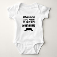 Moustache Vêtements de bébé