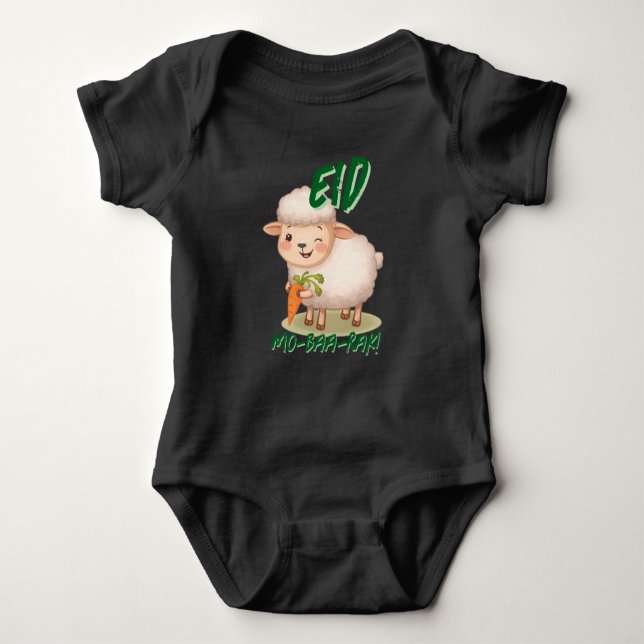 Body Mouton drôle Eid Adha Bébé premier Eid  (Devant)