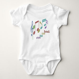 Body Multicolores linéaires de notes musicales PRENNEN