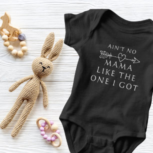 Body N'AIN NO MAMA mignon texte d'amour customisé