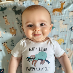 Body Nap Toute La Journée Fête Toute La Nuit Mignonne S