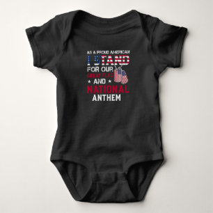 Body National Anthem - Usa Flag Design
