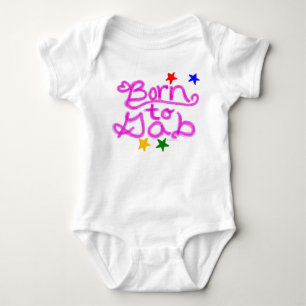 Body Né à Gab Stars Pink Heart Baby Girl