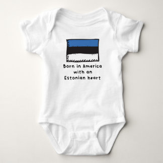 Body Né En Amérique Avec Un Coeur Estonien Cute Estoni