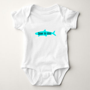 Body Né pour pêcher le costume de bébé!