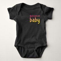 NiCK DAViD bébé - Black double face Snap Tee