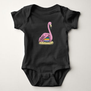 Body Nid d'oeuf de Pâques Flamant rose