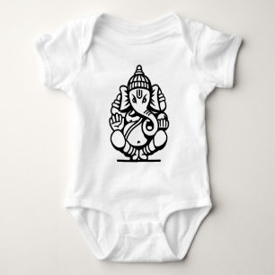 Body No. 4 (noir) d'éléphant de Ganesha