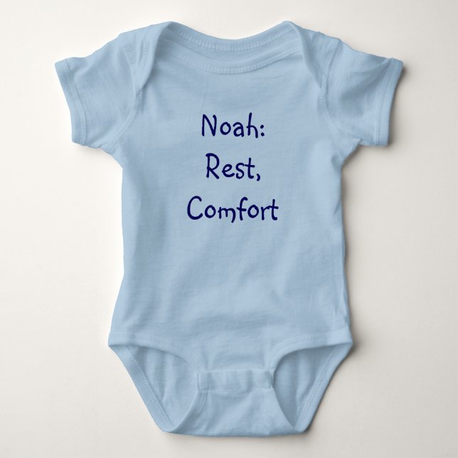 Body Noah Nom du bébé Signification Bodysuit (Devant)
