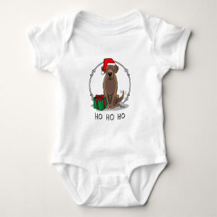 Body Noël Père Noël Chocolat Labrador Retriever Cute
