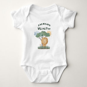 Body Nom Boho Lion Jungle Safari Un de deux citations j