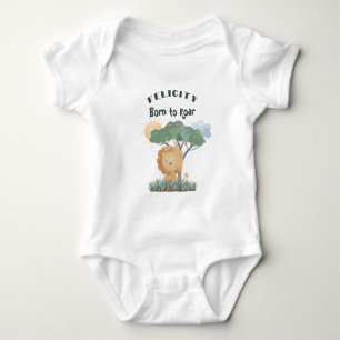 Body Nom Boho Lion Jungle Safari Un de deux citations j