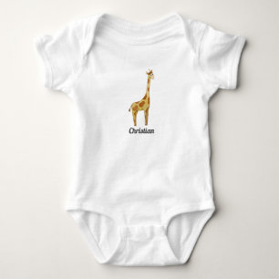 Body Nom de bébé de la Girafe de Cute T-Shirt