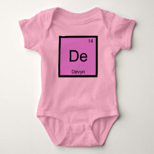 Body Nom de l'élément de chimie de Devyn Tableau périod