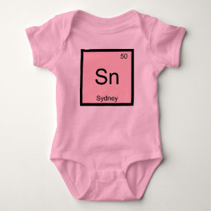 Body Nom de Sydney Chimie Élément Tableau périodique
