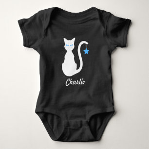 Body Nom du chat blanc Coussin de bébé