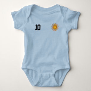 Body Nom et numéro personnalisés de football/Argentine