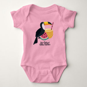 Body Nom et texte personnalisés Illustration Toucan