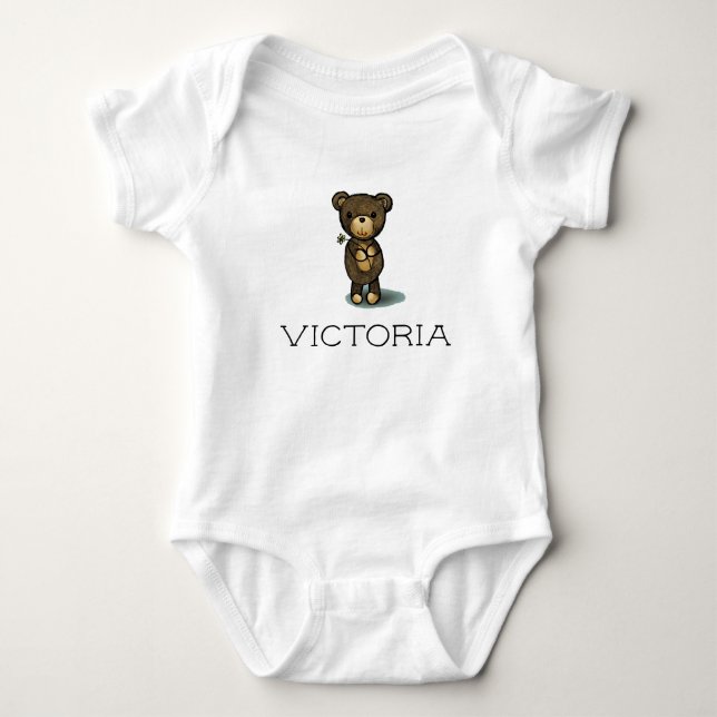 Body Nom fait sur commande/ours de nounours mignon (Devant)