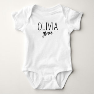 Body Nom personnalisé Baby girl Bubble Romper, Baby Gi