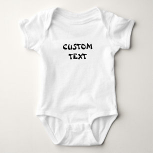 Body Nom personnalisé Bébé, Texte personnalisé Personna