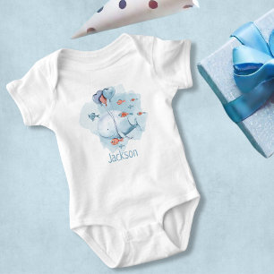 Body Nom personnalisé Cute Whale