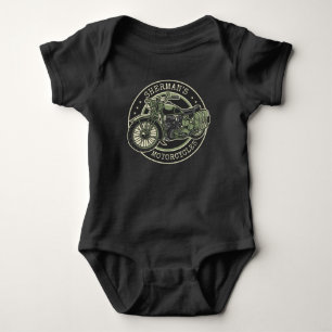 Body NOM personnalisé Retro Military Motorcycle Biker