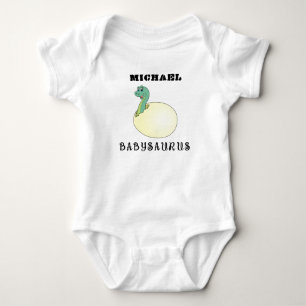 Body Nom personnalisé sur mignon Hatchling Dinosaur Bab