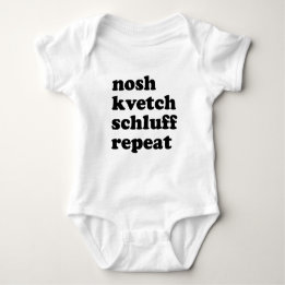Body Nosh Kvetch Schluff Répéter Unisex Yiddish