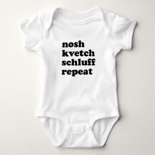 Body Nosh Kvetch Schluff Répéter Unisex Yiddish