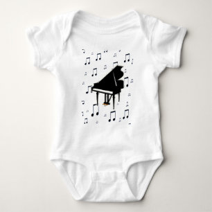Body Notes de piano à queue et de musique