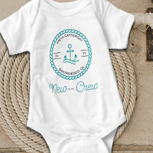 Body Nouveau à l'équipage Nautical Turquoise Boat Ancre