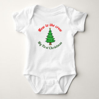 Body nouveau à l'équipage première tenue bébé de Noël