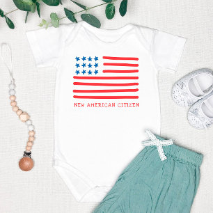 Body Nouveau citoyen américain Drapeau américain à ma