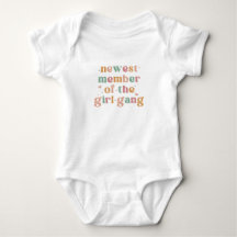 Nouveau Membre du Gang de Filles Bébé Fille Mignon