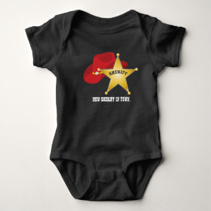 Body Nouveau shérif en ville Bébé Boy bodysuit